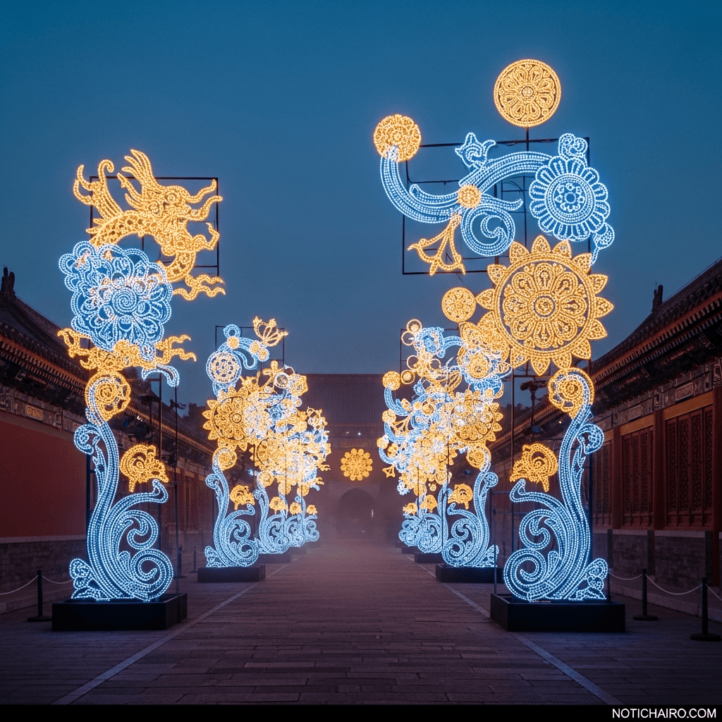 Fantasía de luz en Pekín   