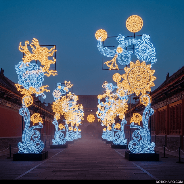 Fantasía de luz en Pekín   