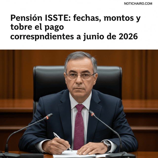 Pensión ISSSTE: fechas, montos y todo sobre el pago correspondiente a junio de 2026