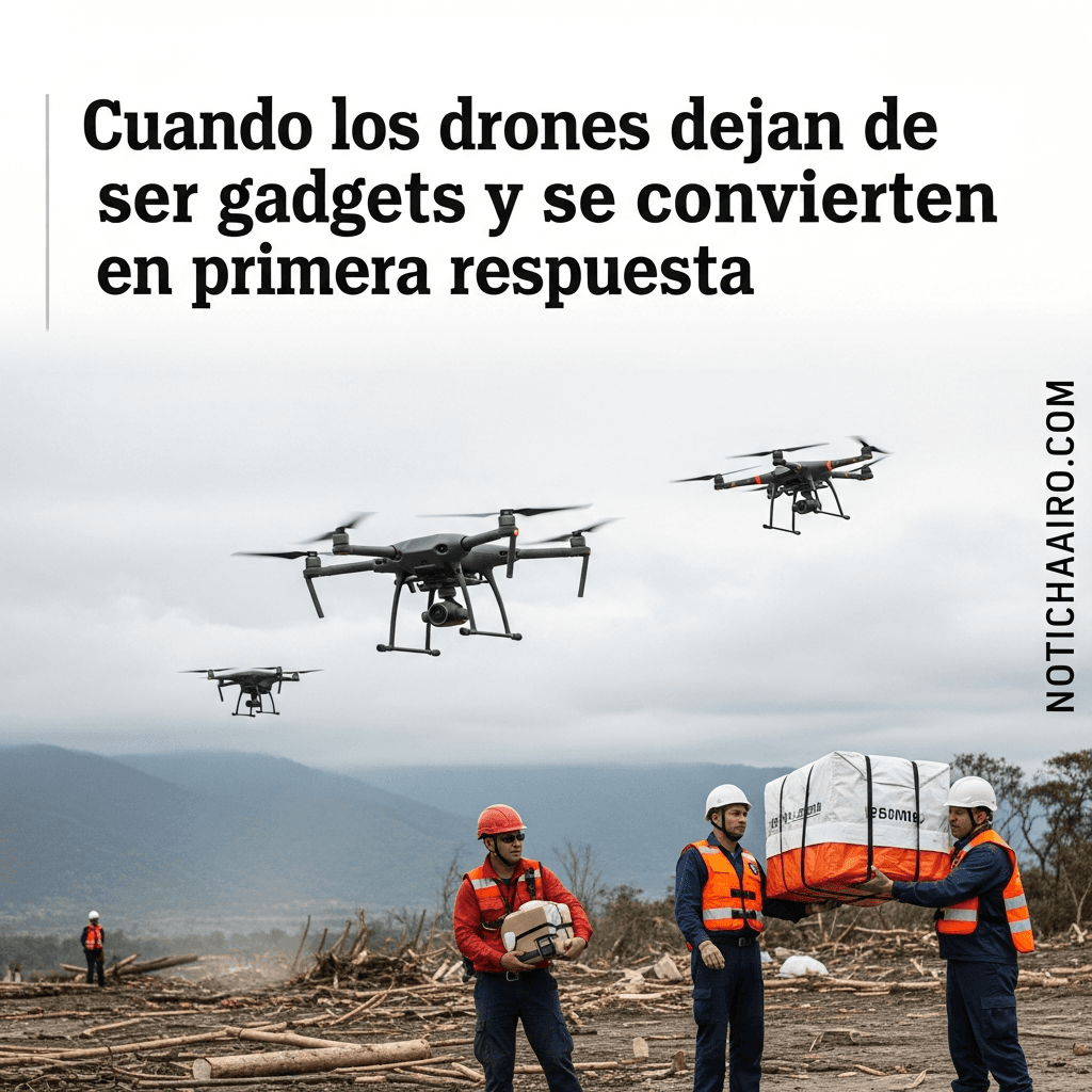 Cuando los drones dejan de ser gadgets y se convierten en primera respuesta