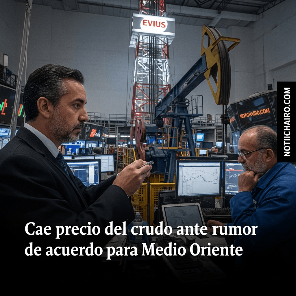 Cae precio del crudo ante rumor de acuerdo para Medio Oriente