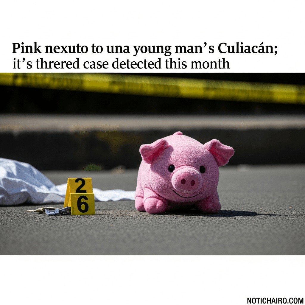 Colocan cerdito de peluche rosa junto al cadáver de un joven en Culiacán; es el tercer caso detectado este mes