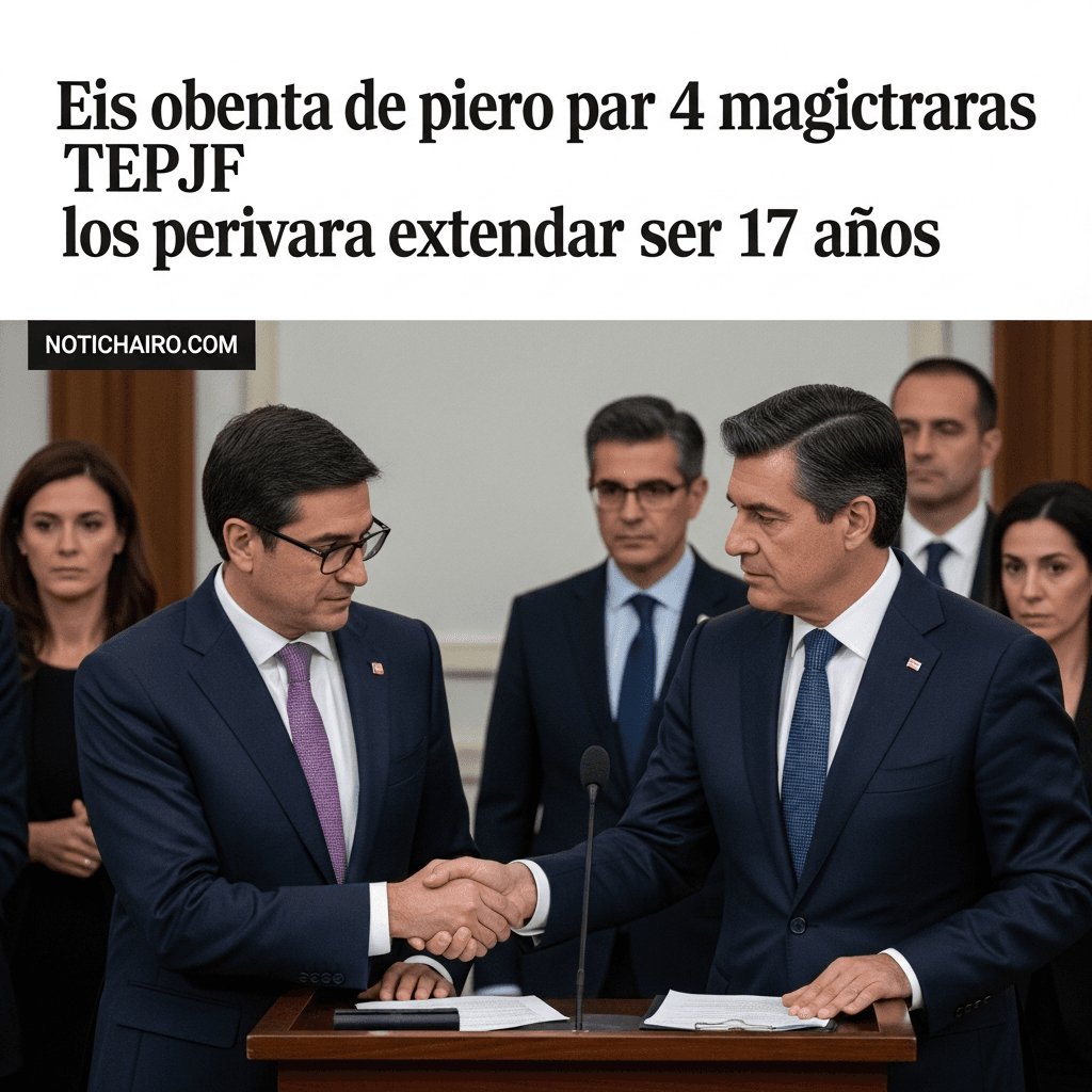 Abren puerta para que 4 magistrados del TEPJF ejerzan cargo por 17 años