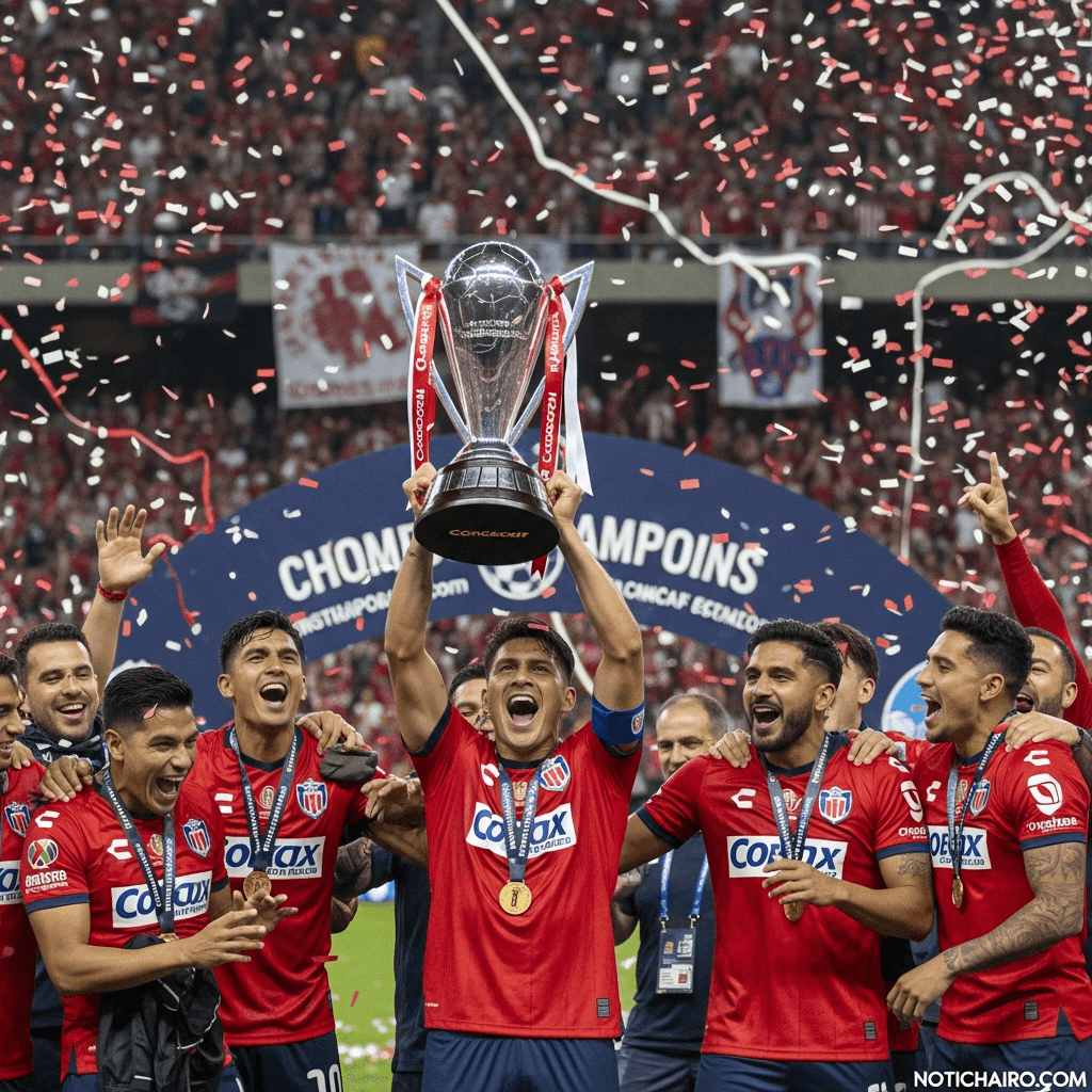 Toluca suma su tercer título de la Concacaf