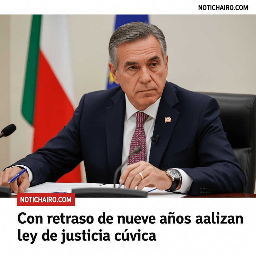 Con retraso de nueve años analizan ley de justicia cívica