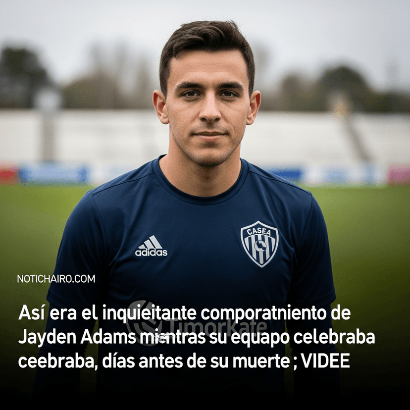 Así era el inquietante comportamiento de Jayden Adams mientras su equipo celebraba, días antes de su muerte | VIDEO