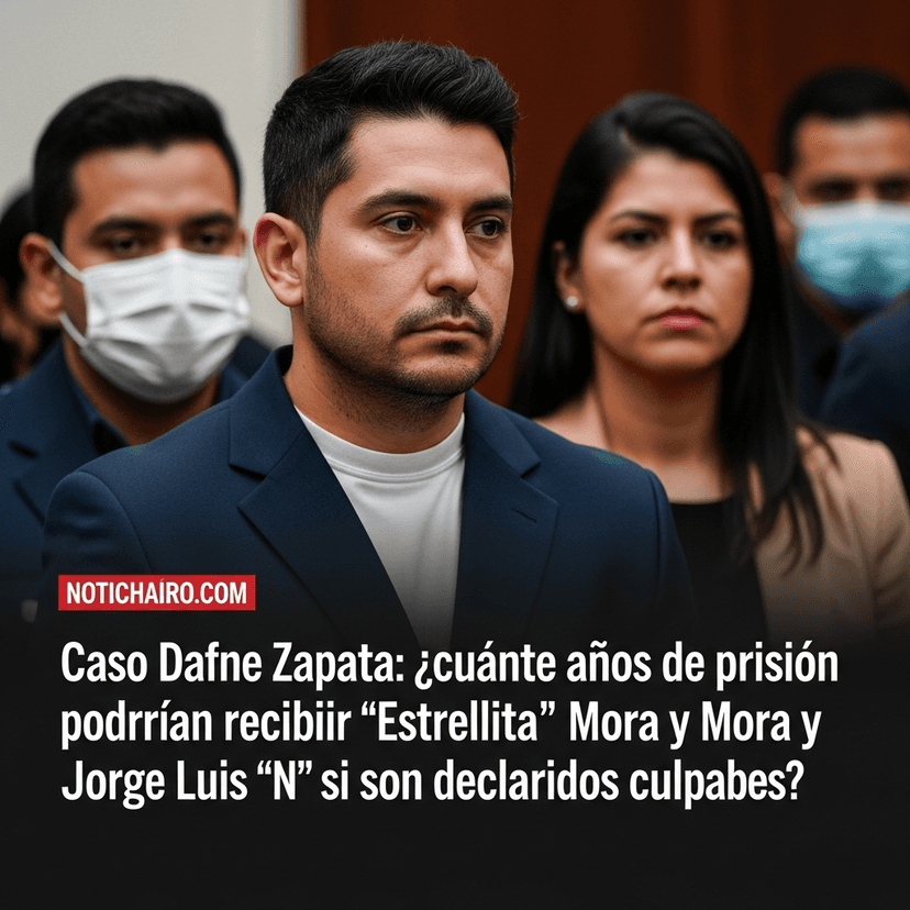 Caso Dafne Zapata: ¿cuántos años de prisión podrían recibir “Estrellita” Mora y Jorge Luis “N” si son declarados culpables?