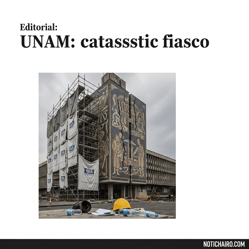 Editorial: UNAM: fiasco catastrófico