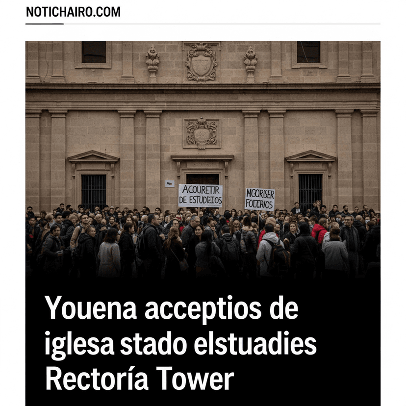 Protestan en la Torre de Rectoría jóvenes aceptados por la máxima casa de estudios