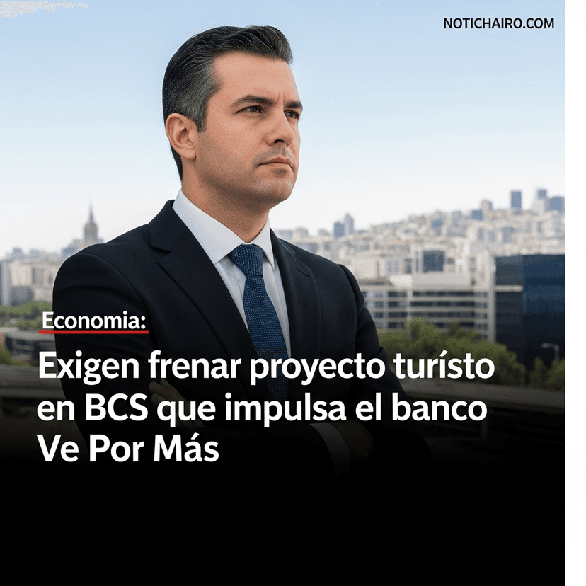 Exigen frenar proyecto turístico en BCS que impulsa el banco Ve Por Más