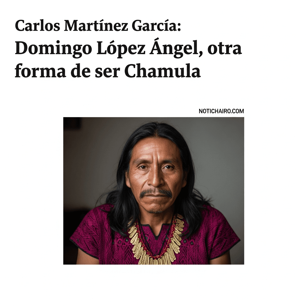 Carlos Martínez García: Domingo López Ángel, otra forma de ser chamula