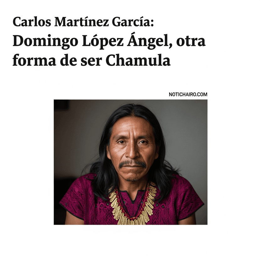 Carlos Martínez García: Domingo López Ángel, otra forma de ser chamula