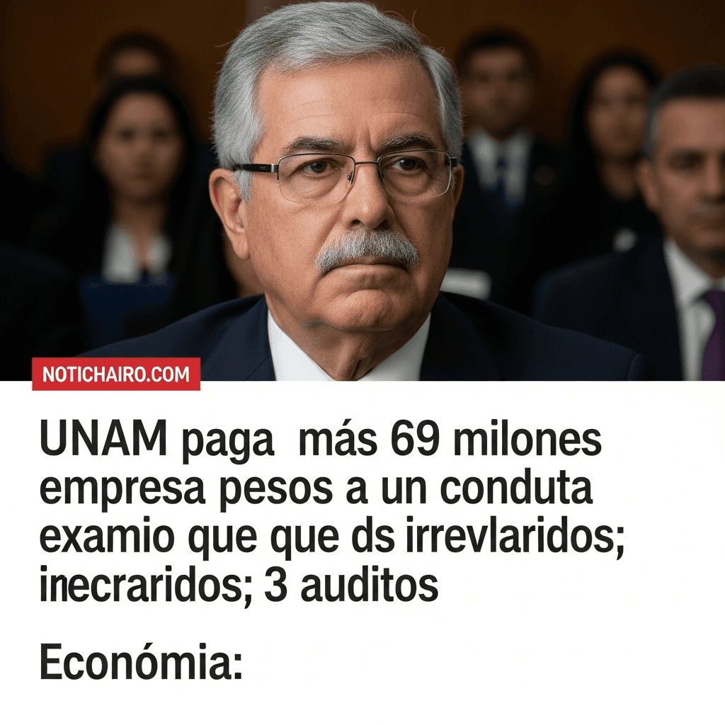 UNAM pagó más de 69 millones de pesos a empresa que realizó examen con irregularidades; se harán 3 auditorías
