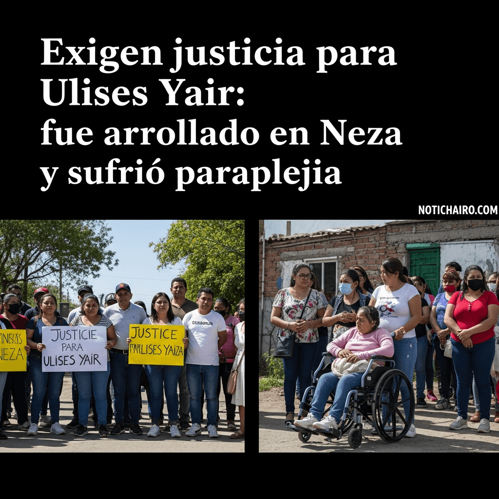 Exigen justicia para Ulises Yair: fue arrollado en Neza y sufrió paraplejia