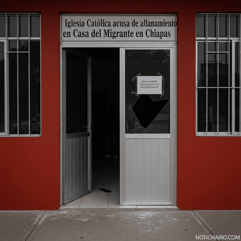 Iglesia Católica acusa de allanamiento ilegal en Casa del Migrante en Chiapas