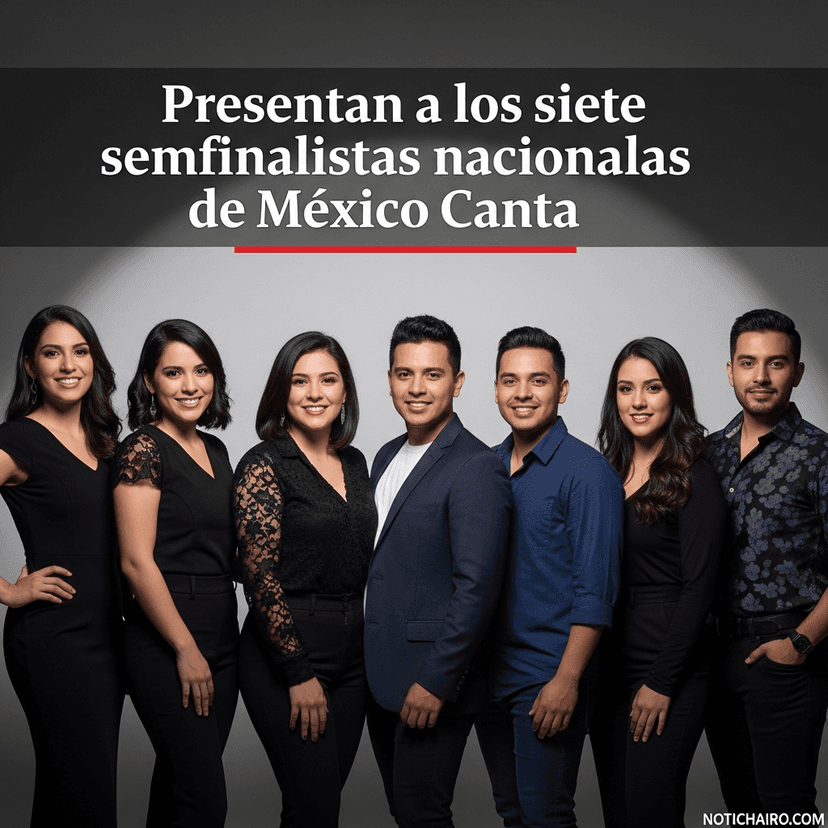 Presentan a los siete semifinalistas nacionales de México Canta