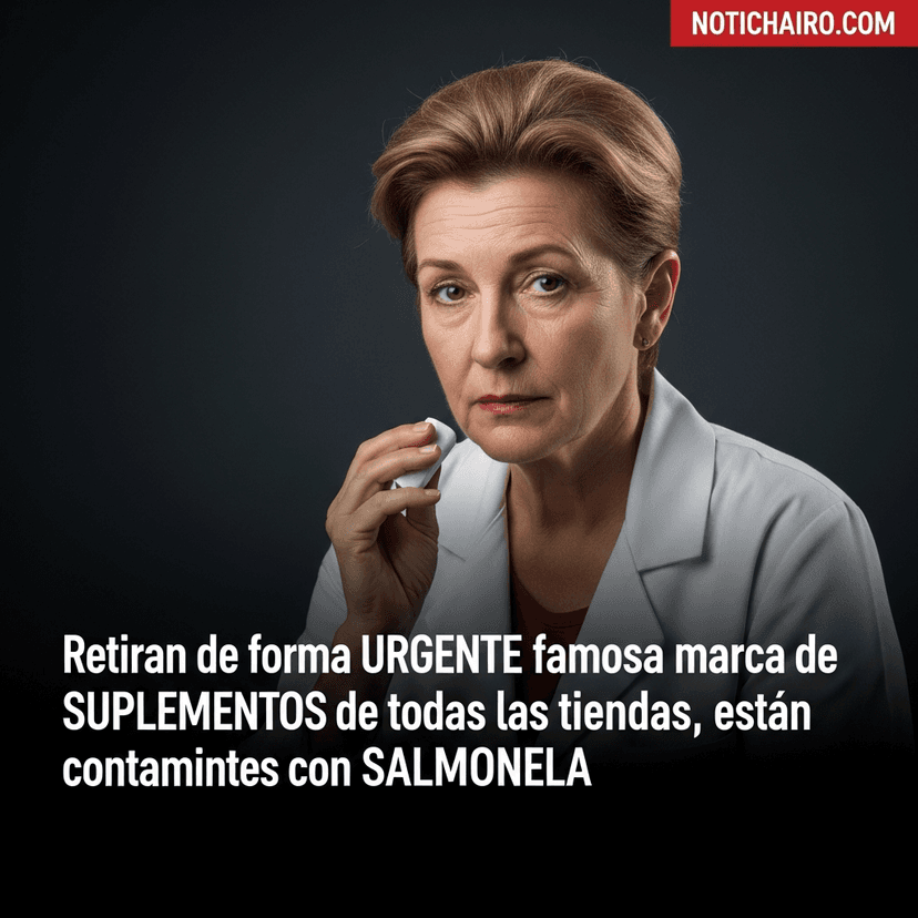 Retiran de forma URGENTE famosa marca de SUPLEMENTOS de todas las tiendas, están contaminados con SALMONELA