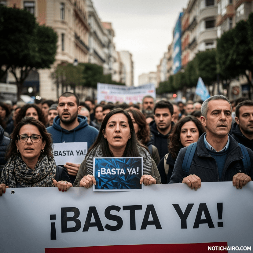 A 10 días de la crisis migratoria en Ceuta, habitantes salen a las calles y gritan "¡Basta ya!"