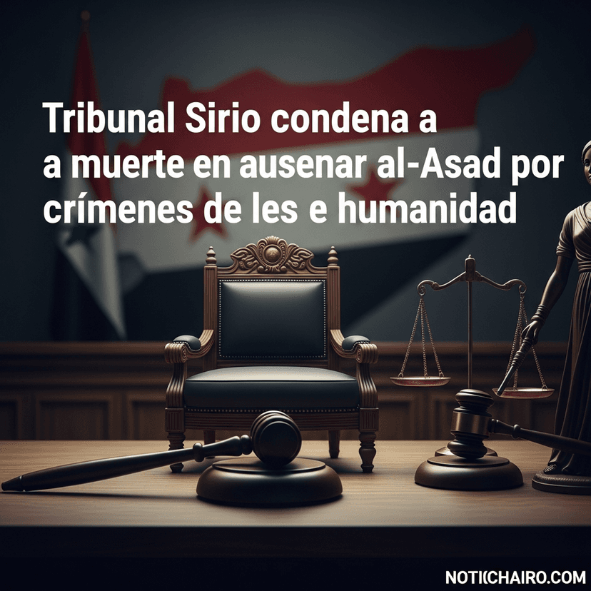 Tribunal sirio condena a muerte en ausencia a Bashar al-Assad por crímenes de lesa humanidad