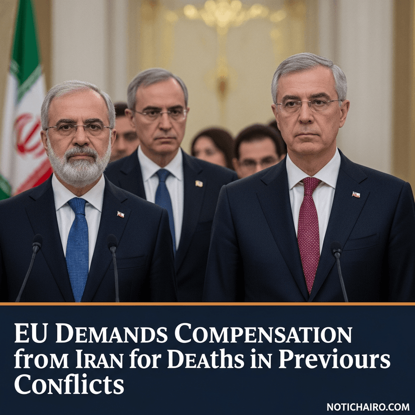Exige EU a Irán indemnización por muertos en conflictos previos