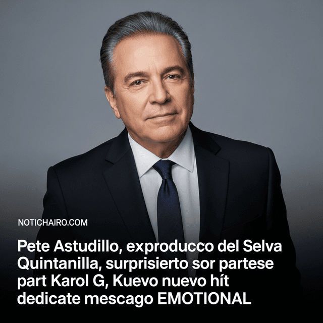 Pete Astudillo, exproductor de Selena Quintanilla, sorprende al ser parte del nuevo éxito de Karol G y le dedica EMOTIVO mensaje