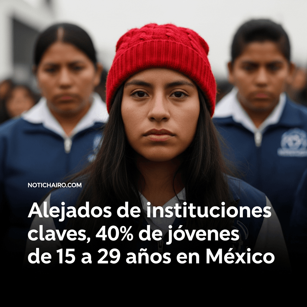 Alejados de instituciones claves, 40% de jóvenes de 15 a 29 años en México