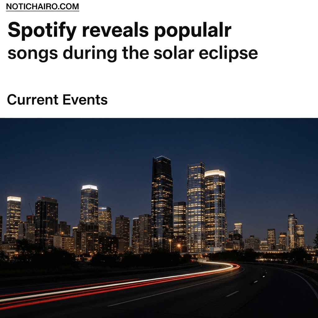 Spotify revela las canciones populares reproducidas durante el eclipse solar