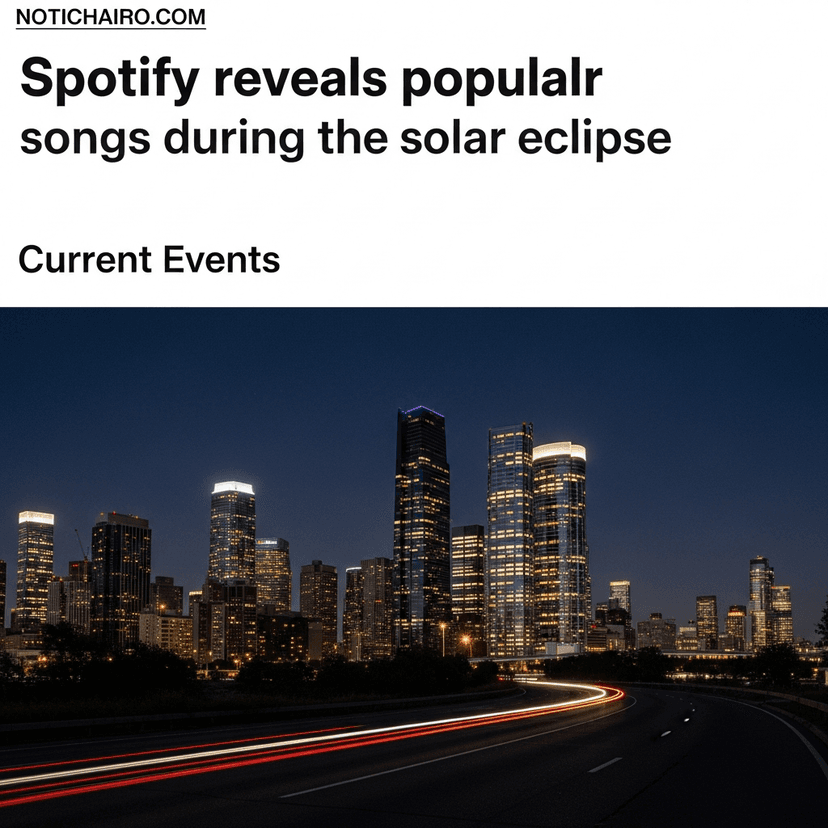 Spotify revela las canciones populares reproducidas durante el eclipse solar