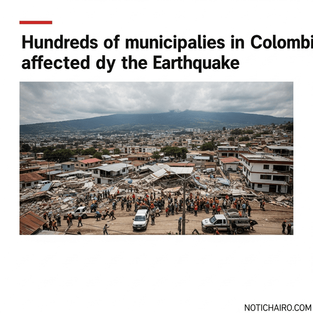 Cientos de municipios en Colombia sufren afectaciones por el terremoto
