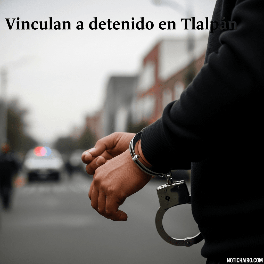 Vinculan a detenido en Tlalpan