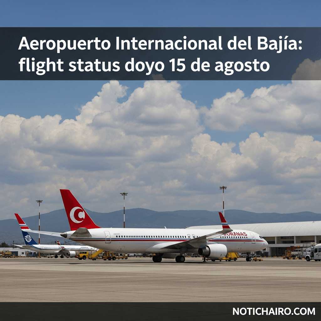Aeropuerto Internacional del Bajío: estatus de vuelos hoy 15 de agosto