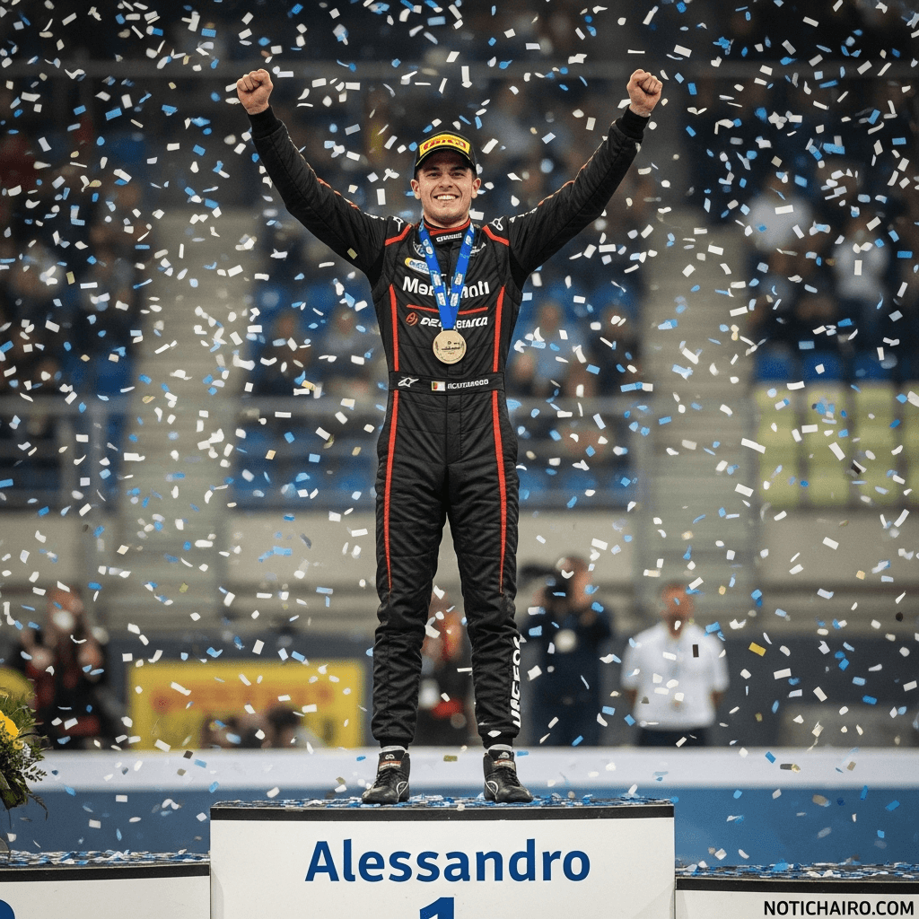 Alessandros sube al podio