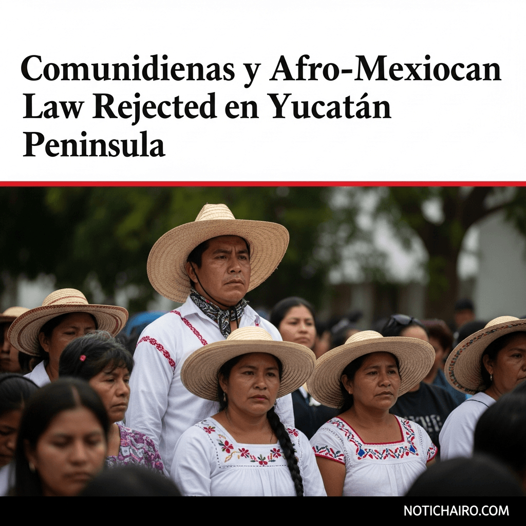 Rechazan Ley de Comunidades Indígenas y Afromexicanas en Península de Yucatán