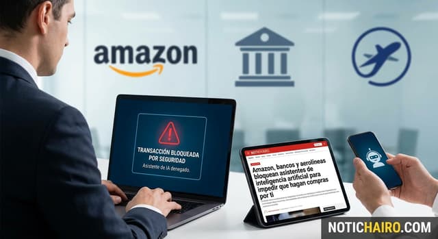 Amazon, bancos y aerolíneas bloquean asistentes de inteligencia artificial para impedir que hagan compras por ti
