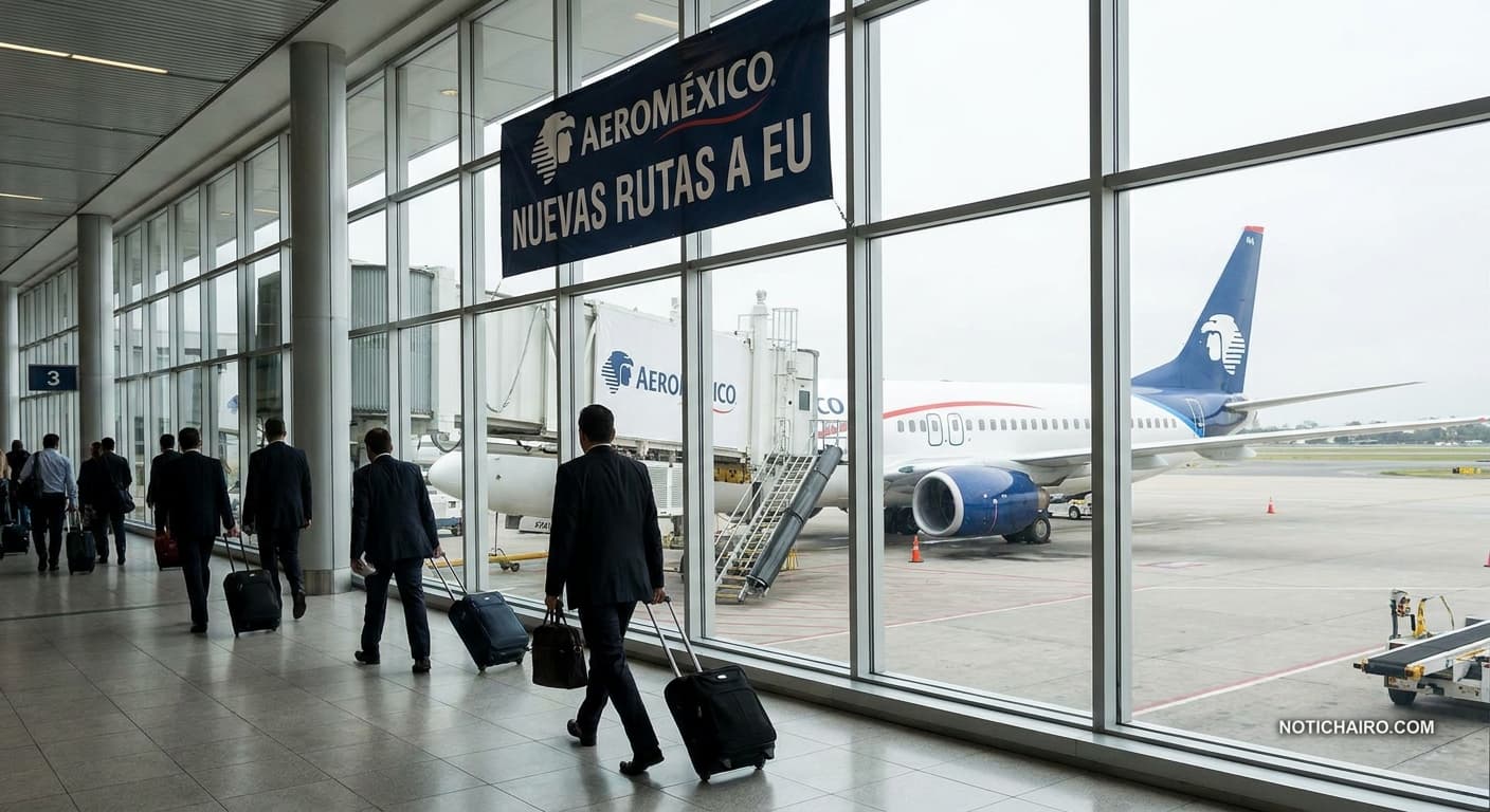 Alista Aeroméxico nuevas rutas a EU