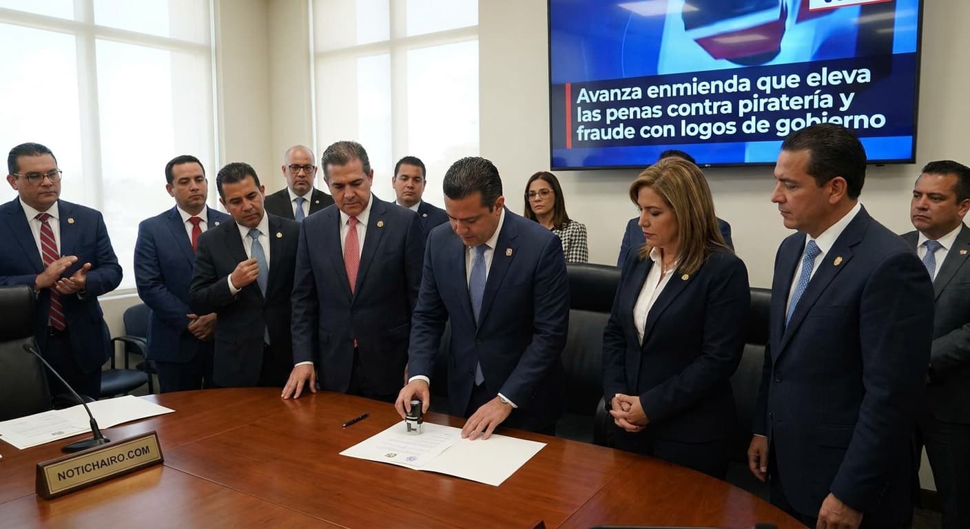 Avanza enmienda que eleva las penas contra piratería y fraude con logos de gobierno