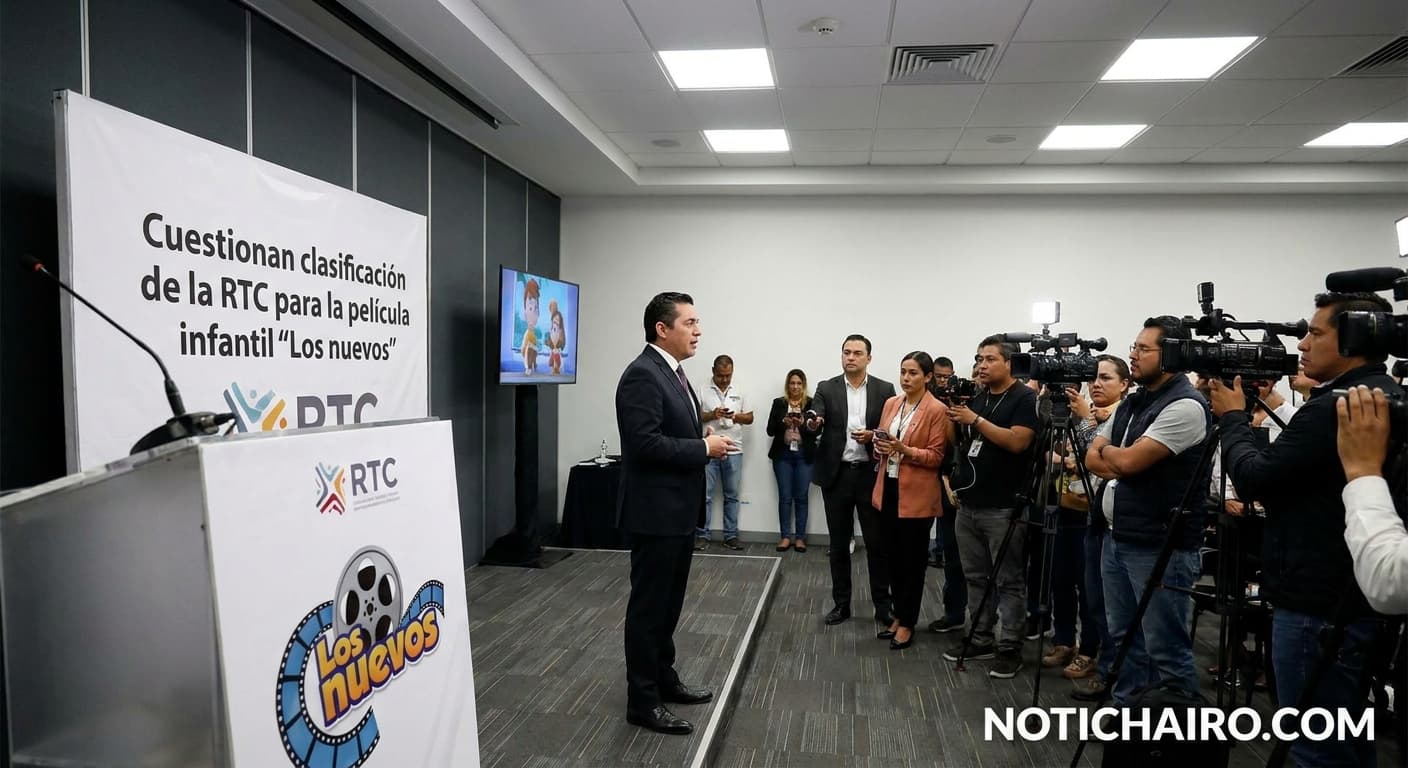 La guionista de la cinta durante la conferencia de prensa tras conocer la clasificación.