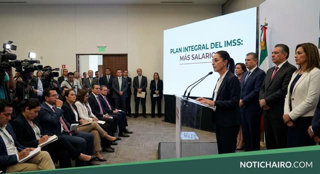 Esta semana, el plan integral del IMSS con más salario: Sheinbaum