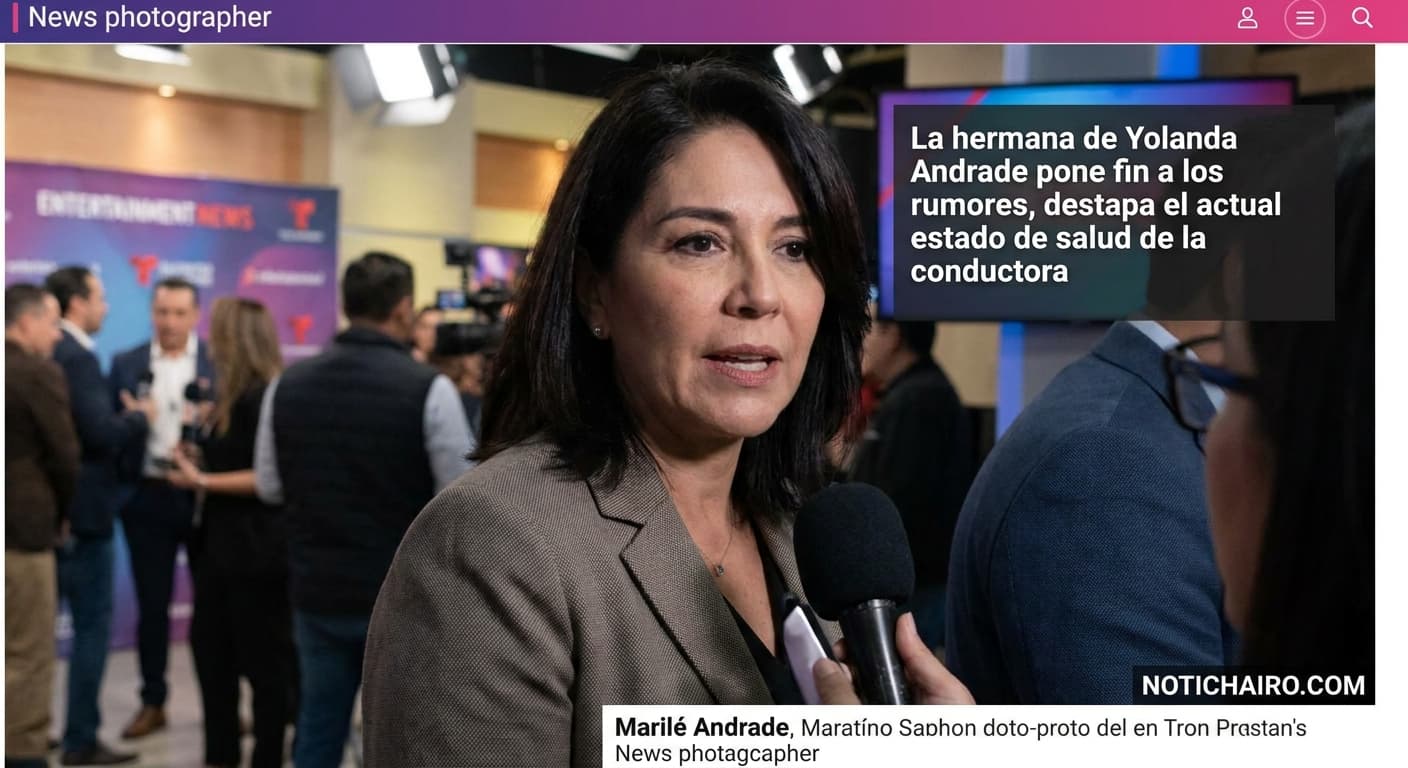 La hermana de Yolanda Andrade pone fin a los rumores, destapa el actual estado de salud de la conductora