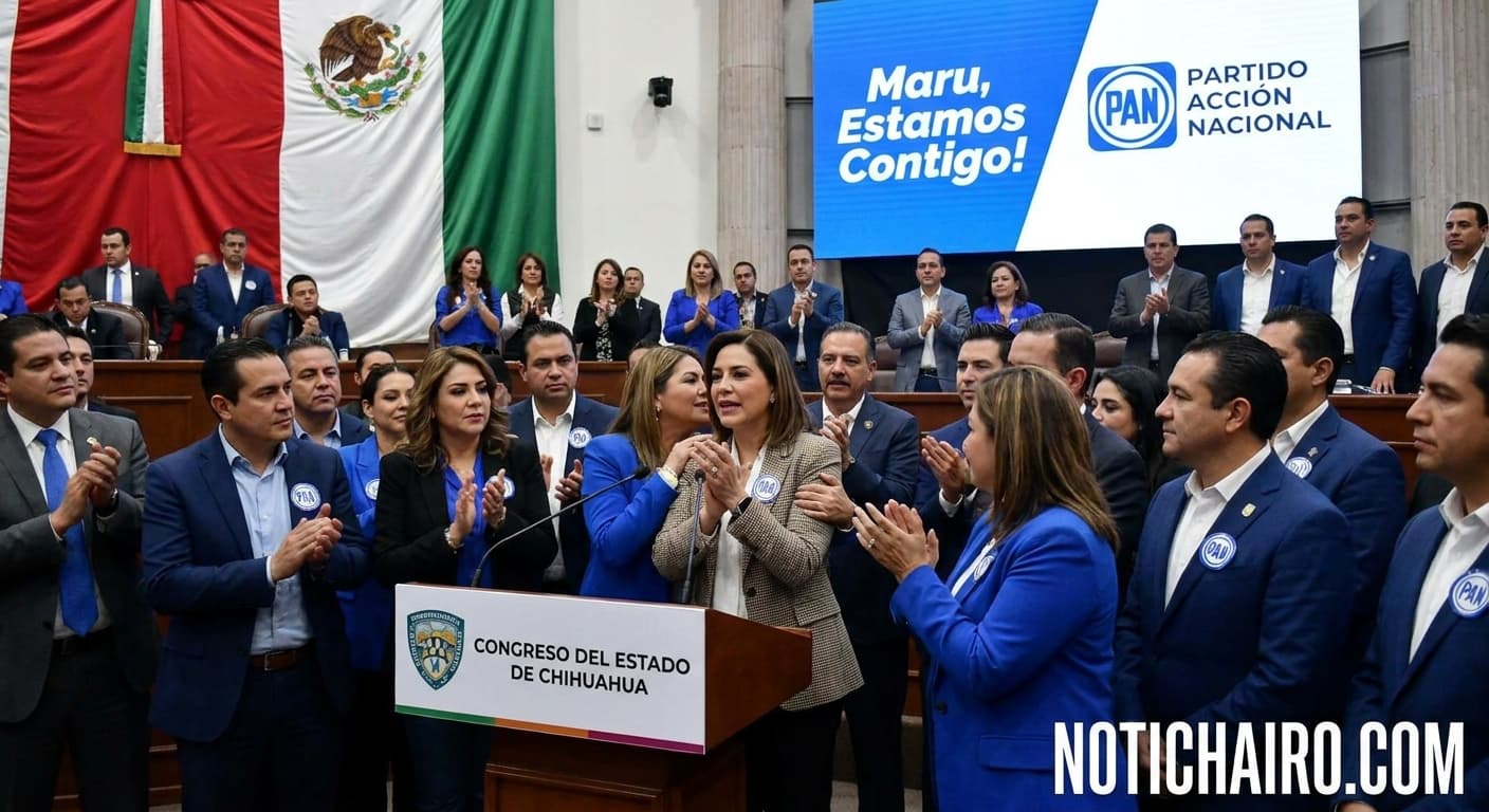 Panistas cobijan a Maru en el Congreso de Chihuahua