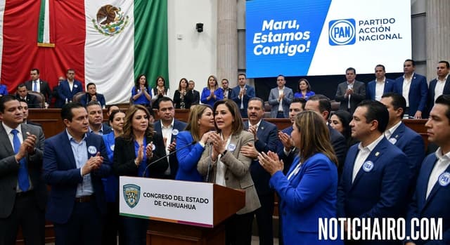 Panistas cobijan a Maru en el Congreso de Chihuahua