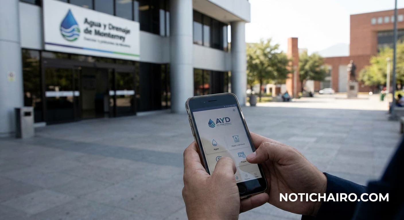 ¿Qué puedes hacer con AYD, la nueva app de Agua y Drenaje de Monterrey?