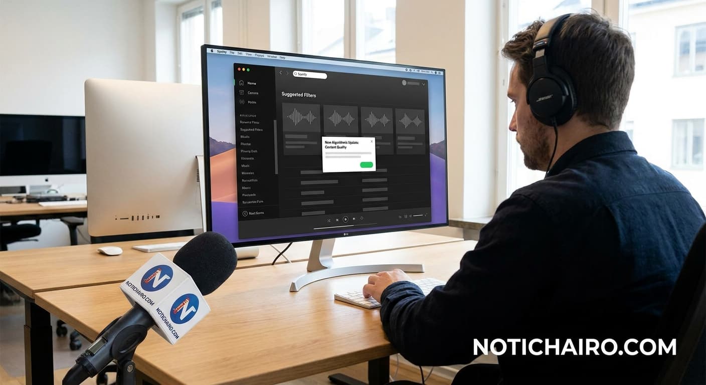 Spotify modifica algoritmo para sacar música basura y spam creados con IA