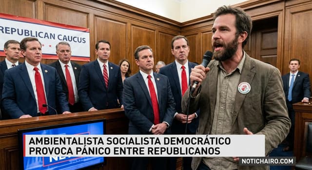 Ambientalista socialista democrático provoca pánico entre republicanos