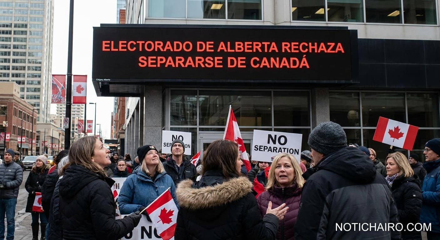 Electorado de Alberta rechaza separarse de Canadá