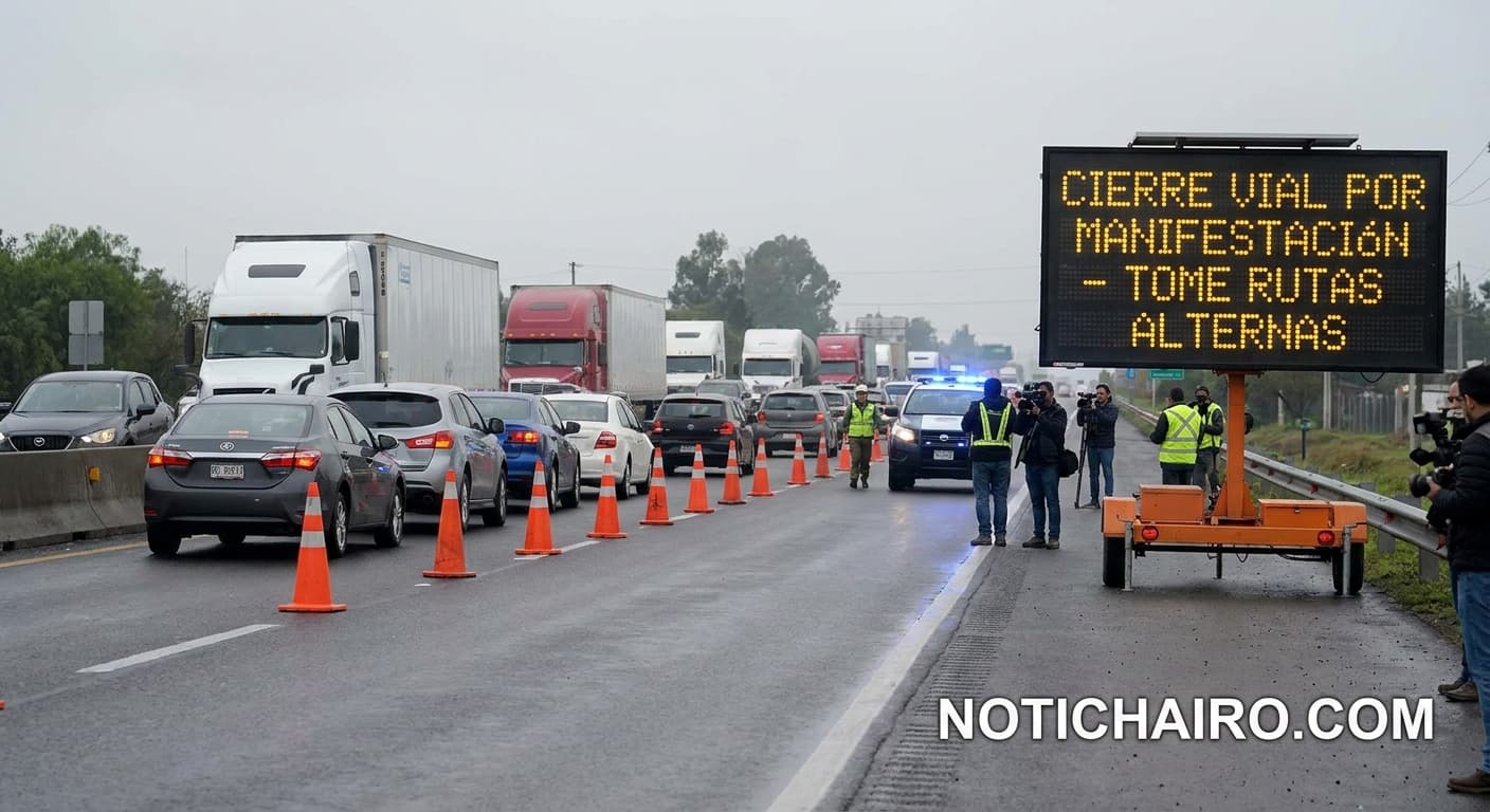 Automovilistas consultan el estado de las vías ante posibles bloqueos en carreteras federales.