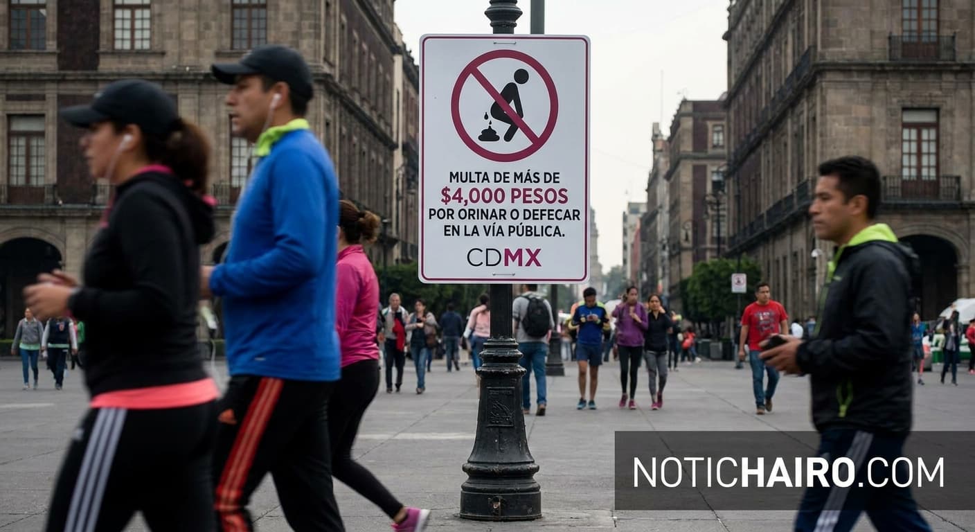 Multarán con más de 4,000 pesos a quien orine o defeque en la vía pública en CDMX