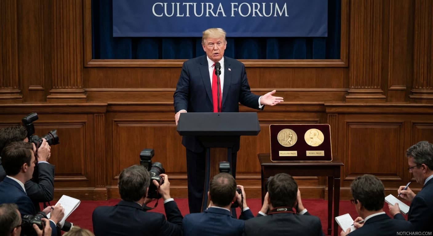 Confunde Trump el Nobel con el Pulitzer
