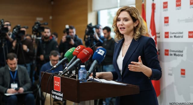 Presidenta madrileña defiende reunión con Milei y afirma que Argentina “creció más que México”