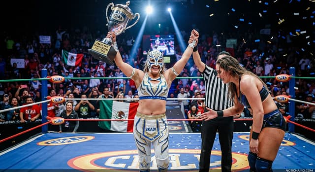 Skadi gana el Grand Prix de Amazonas 2026, a costa de Megan Bayne en el CMLL